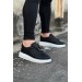 Wg010 Siyah Cilt Erkek Casual Ayakkabı