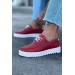 Wg506 Kırmızı Erkek Saraclı Casual Ayakkabı
