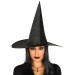 Shopzum Yetişkin Boy Siyah Cadı Şapkası Ve Uzun Siyah Cadı Peruğu