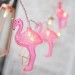 Shopzum 10Lu Pilli Led Flamingo Dekoratif Işık Zinciri Aydınlatma 1,5 Mt