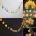 Shopzum 10Lu Renkli Yumurta Şeklinde Dekoratif Dolama Led Aydınlatma