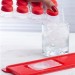 Shopzum 12Li Kapaklı Yapışmaz Silikon Tabanlı Plastik Küp Buz Kalıbı