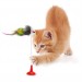 Shopzum 2Li Vantuzlu Fareli Tüylü Hareketli Çanlı Ve Esneyen Eğlenceli Peluş Kedi Oyuncağı