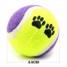 Shopzum  3Lü Renkli Desenli Tenis Topu Kedi Köpek Oyuncağı