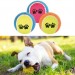 Shopzum  3Lü Renkli Desenli Tenis Topu Kedi Köpek Oyuncağı