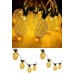 Shopzum Dekoratif Pilli Pineapple Ananas Pilli Şerit Led Işık (1 Metre)