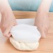 Shopzum Orta Hamur Torbası Silikon Şeffaf Hamur Yoğurma Torbası Ekmek Makarna Mantı  Hamuru Kolay Yo