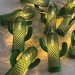 Shopzum Pilli Yeşil Kaktüs Led Işık Zinciri Dekoratif Süs Aydınlatması