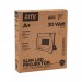 Shopzum Shopzum30 Watt - 220 Volt 6500K Ip66 150* Işik Açisi Si̇yah Sli̇m Kasa Led Projektör
