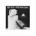 Uslion 20W Usb Qc3.0 Şarj Pd3.0 Hızlı Şarj Aleti Şarj Başlık Beyaz