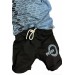 Erkek Çocuk Bal Peteği Desen Ve Design Baskılı Savoy Mavisi Şortlu Takım