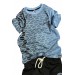 Erkek Çocuk Bal Peteği Desen Ve Design Baskılı Savoy Mavisi Şortlu Takım