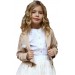 Kız Çocuk Broşlu Ceket Ve Şifon Balon Krem Etekli Takım