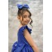 Kız Çocuk Parıldayan Mavi Elbise