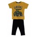 Erkek Çocuk Pijama Takım Kısa Kol Pantolon Lu 12822 Bgl-St01187