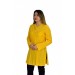 Kadın Sarı Kraş V Yaka Tunik Akr-0143