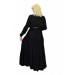 Kadın Siyah Valonlu Elbise Bgl-St03541