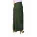 Kadın Yeşil Kumaş Uzun Etek Erm160