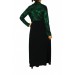 Kadın Yeşil Vivendi Fırfırlı Hakim Yaka Elbise Ww8244