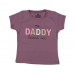 Kız Çocuk Daddy Baskılı Tişört Bgl-St03661