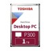 1Tb Toshiba 7200Rpm P300 Sata3 64Mb Hdwd110Uzsva