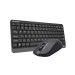 A4 Tech Fg1112 2.4 Q Fn-Mm Mi̇ni̇ Klavye+Mouse Set Si̇yah