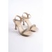 Kadın Tasarım Taşlı Sandalet Tr115Y04D