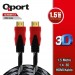 Qport Q-Hdmi1.5 Hdmi 1.4 V Altin Uçlu Kablo 1.5 Mt