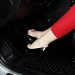 Honda Civic 2016-2021 Araca Özel 4D Oto Paspas Kokusuz Kauçuk (Bej)