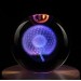 3D Karahidiba Işıklı Cam Küre