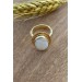925 Ayar Gümüş Vintage Oval Çizgili Mother Of Pearl Set