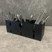 Ev & Endüstriyel Model Çatal Kaşık Bıçaklık Standı Siyah