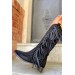 Markano Barbara Siyah Dallas Kadın Topuklu Çizme