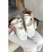 Markano Belax Beyaz Biyeli Kadın Sandalet