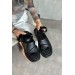 Markano Belax Siyah Biyeli Kadın Sandalet