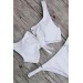 Markano  Beyaz Çıtçıtlı Bikini Takım