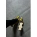 Markano Blade Gold Rugan Toka Detaylı Kadın Topuklu Ayakkabı