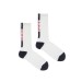 Markano Erkek  Çorap Ecp Logolu Soket Çorap  Beyaz