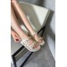 Markano Jany Bej Üç Cırtlı Pim Detaylı Kadın Sandalet