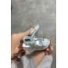 Markano Jany Beyaz Üç Cırtlı Pim Detaylı Kadın Sandalet