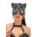Markano Kedi Kulaklı Siyah Zincirli Maske 