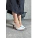 Markano Lera Beyaz Stiletto Kadın Topuklu Ayakkabı