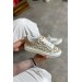 Markano Liar Beyaz Leopar Desenli Kadın Sneakers