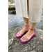 Markano Raspberry Fuşya Biyeli Taşlı Kadın Sandalet