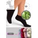 Markano Renkli 6'Lı Bambu Yumuşak Topuk Burun Dikişsiz Patik Kadın Çorap