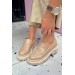 Markano Sandra Nude Cilt Kadın Loafer Ayakkabı