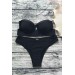 Markano  Siyah Straplez Bikini Takım