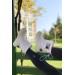 Markano Soley Beyaz Paraşüt Etiket Detaylı Kadın Bot