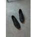 Markano Sophıe Sıyah Cılt Puskullu Kadın Loafer Ayakkabı