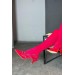 Markano Space Kırmızı Rugan Üç Toka Detaylı Kadın Topuklu Ayakkabı